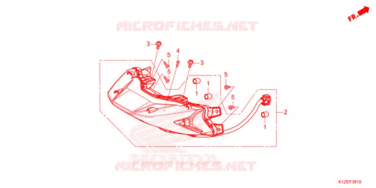 ACHTER COMBINATIE LICHT  Honda SCOOTER 160 PCX 2021  WW150AM