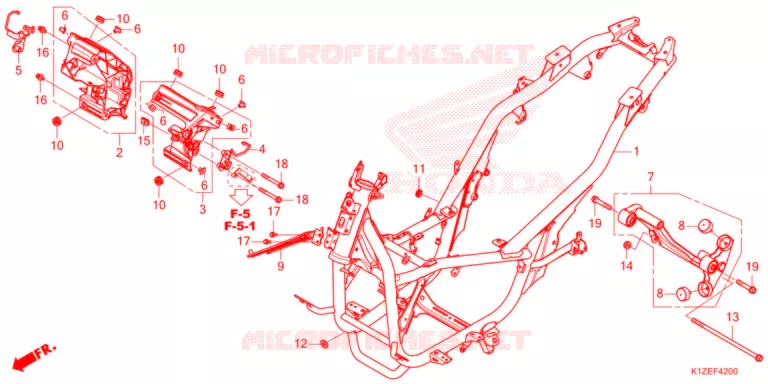 FRAME CHASSIS   Honda SCOOTER 160 PCX 2022  WW150AM