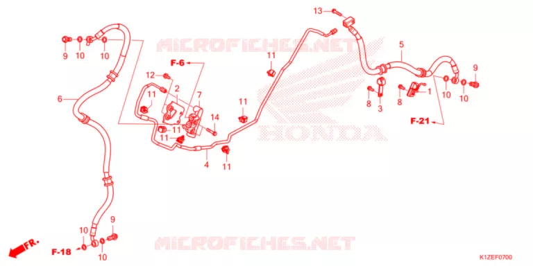 ACHTERREM PIJP  Honda SCOOTER 160 PCX 2024  WW150M