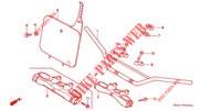 HENDEL PIJP/BOVENSTE BRUG  (CR125RL/RM/RN/RP/RR) voor Honda CR 125 R 1991