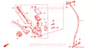 VOORREM HOOFDCILINDER (2) voor Honda CR 125 R 1994