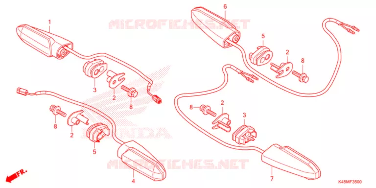 KNIPPERLICHT Honda MOTO 150 CBR 2022  CBR150RAM