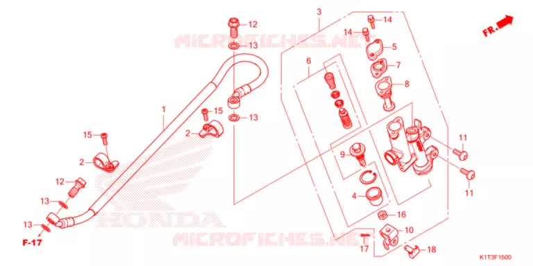 REMPOMP ACHTER Honda MOTO 250 CRF 2021  CRF250LRM
