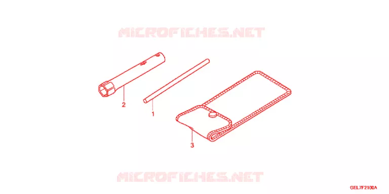 GEREEDSCHAP Honda MOTO 50 CRF 2020  CRF50FL