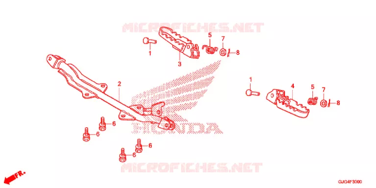 OPSTAP Honda MOTO 50 CRF 2023  CRF50FN
