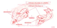 MERK/EMBLEEM voor Honda FORZA 250 ABS 2022