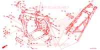 FRAME CHASSIS voor Honda AFRICA TWIN 1100 ADVENTURE 2022