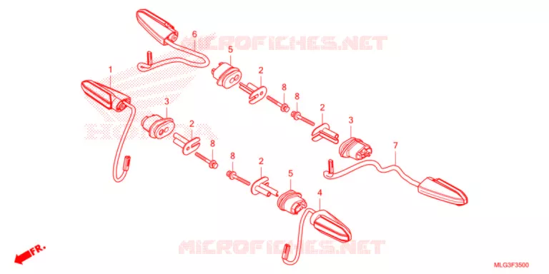 KNIPPERLICHT Honda MOTO 1100 AFRICA-TWIN 2022  CRF1100ALN