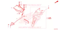 ACHTERLICHT/KENTEKEN LICHT voor Honda AFRICA TWIN 1100 2022