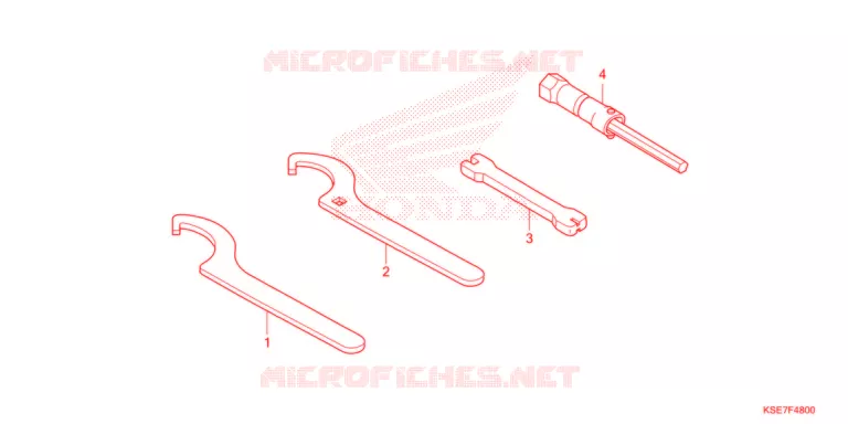 GEREEDSCHAP Honda MOTO 150 CRF 2024  CRF150RBN