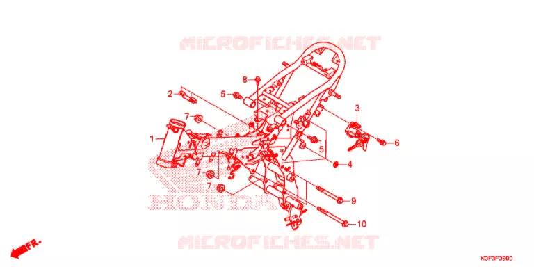 FRAME CHASSIS Honda MOTO 125 MONKEY 2021  Z125MAL