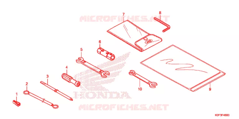GEREEDSCHAP Honda MOTO 125 MONKEY 2021  Z125MAL