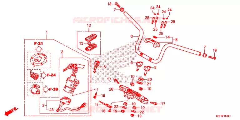 HENDEL PIJP Honda MOTO 125 MONKEY 2021  Z125MAL