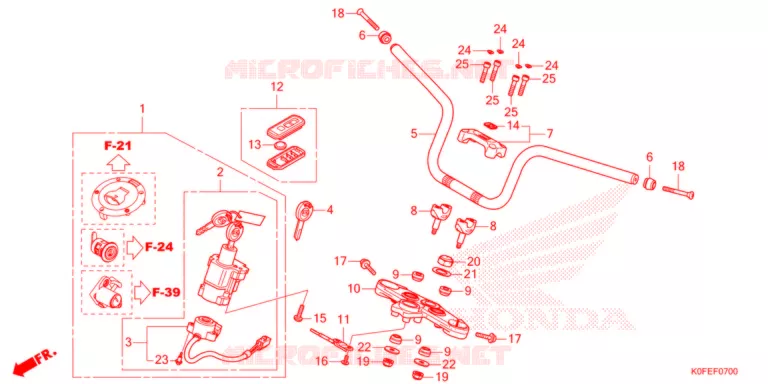 HENDEL PIJP Honda MOTO 125 MONKEY 2024  Z125MAN
