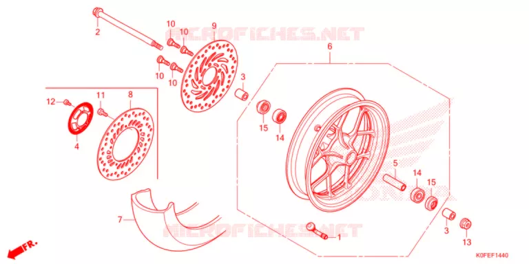 VOOR WIEL Honda MOTO 125 MONKEY 2022  Z125MAN