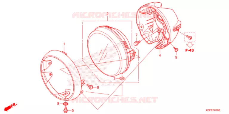 KOPLAMP Honda MOTO 125 MONKEY 2023  Z125MAN