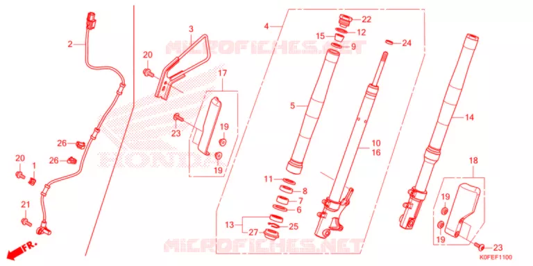 VOOR VORK Honda MOTO 125 MONKEY 2022  Z125MN