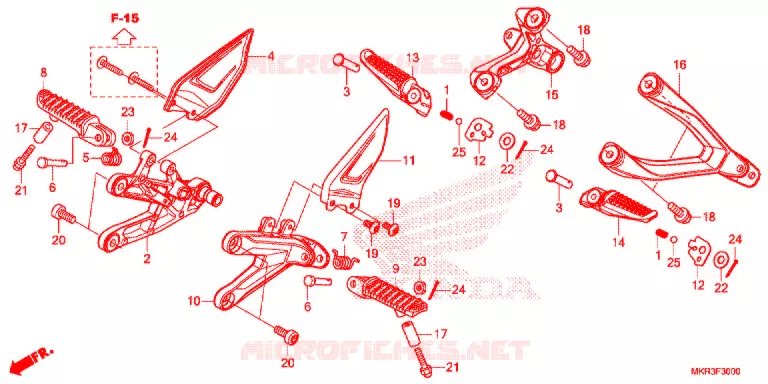 OPSTAP Honda MOTO 1000 CBR 2023  CBR1000SPN
