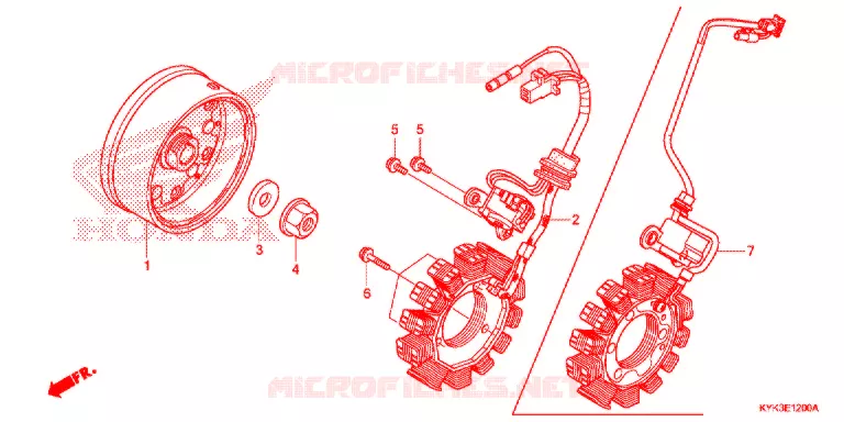 ALTERNATORE Honda MOTO 110 CRF 2021  CRF110FM