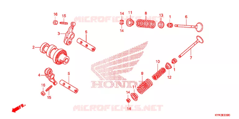 NOKKENAS/KLEP Honda MOTO 110 CRF 2021  CRF110FM