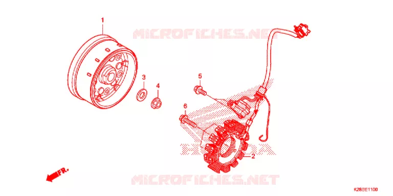 ALTERNATORE Honda MOTO 125 CRF 2021  CRF125FM