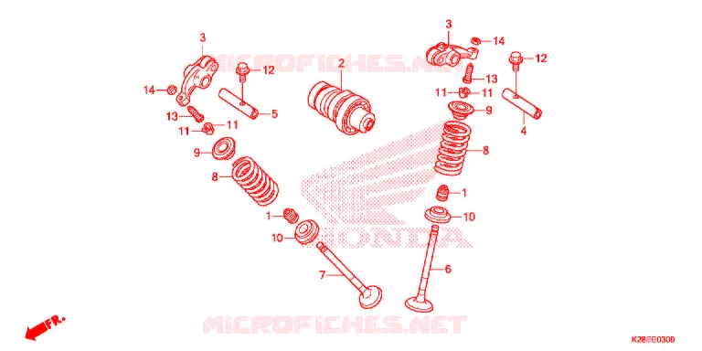 NOKKENAS/KLEP Honda MOTO 125 CRF 2021  CRF125FM