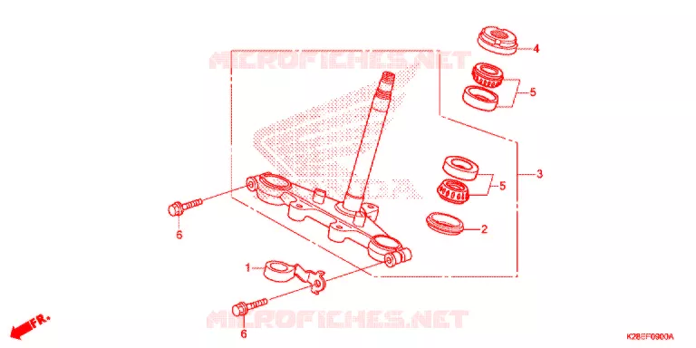 STURING STANG Honda MOTO 125 CRF 2021  CRF125FM