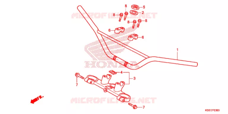 HENDEL PIJP/BOVENSTE BRUG Honda MOTO 150 CRF 2019  CRF150RBK