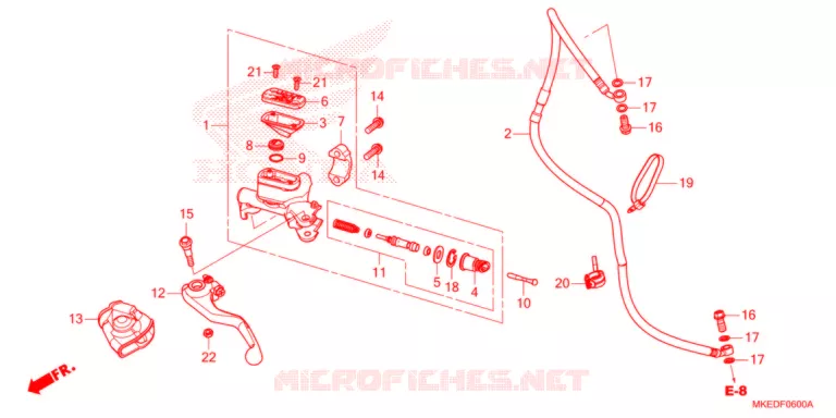 KOPPELING HOOFDCILINDER Honda MOTO 450 CRF 2021  CRF450RXM