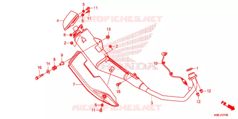 UITLAATDEMPER Honda SCOOTER 150 WINNER 2020  FS150FAL_V