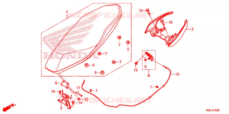 ZITTING Honda SCOOTER 150 WINNER 2020  FS150FAL_V