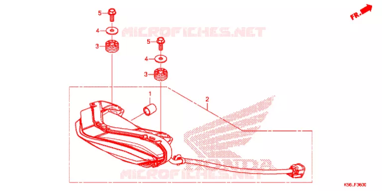 ACHTERLICHT Honda SCOOTER 150 WINNER 2021  FS150FAM_V