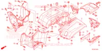 ACHTER STROOMLIJNKAP voor Honda FOURTRAX 420 RANCHER 4X4 ES 2022