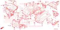 ACHTER STROOMLIJNKAP voor Honda FOURTRAX 420 RANCHER 4X4 Manual Shift 2022