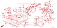 BRANDSTOF TANK voor Honda FOURTRAX 420 RANCHER 4X4 Manual Shift 2022