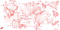 ACHTER STROOMLIJNKAP voor Honda FOURTRAX 420 RANCHER 2X4 BASE 2022