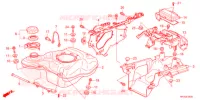 BRANDSTOF TANK voor Honda FOURTRAX 420 RANCHER 2X4 BASE 2022