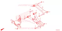 ACHTER ARM voor Honda FOURTRAX 520 RUBICON 4X4 AT DCT 2022