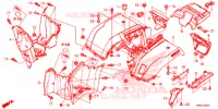 ACHTER STROOMLIJNKAP voor Honda FOURTRAX 520 FOREMAN RUBICON 4X4 AT DCT EPS DELUXE 2022