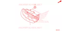 ACHTERLICHT voor Honda FOURTRAX 520 FOREMAN RUBICON 4X4 AT DCT EPS DELUXE 2022
