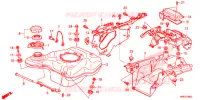 BRANDSTOF TANK voor Honda FOURTRAX 520 FOREMAN RUBICON 4X4 AT DCT EPS DELUXE 2022