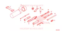 GEREEDSCHAP voor Honda FOURTRAX 520 FOREMAN RUBICON 4X4 AT DCT EPS DELUXE 2022
