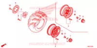 VOOR WIEL voor Honda FOURTRAX 520 FOREMAN RUBICON 4X4 AT DCT EPS DELUXE 2022