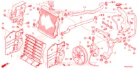 RADIATOR voor Honda FOURTRAX 520 FOREMAN 4X4 ES PS 2022