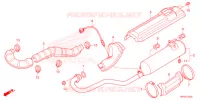 UITLAATDEMPER voor Honda FOURTRAX 520 FOREMAN 4X4 ES PS 2022
