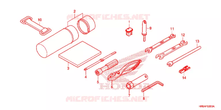 GEREEDSCHAP Honda ATV 520 FOURTRAX 2021  TRX520FM6M