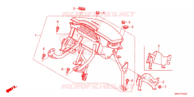 AIRBAG MODULE Honda MOTO 1800 GOLD-WING 2022  GL1800DAN