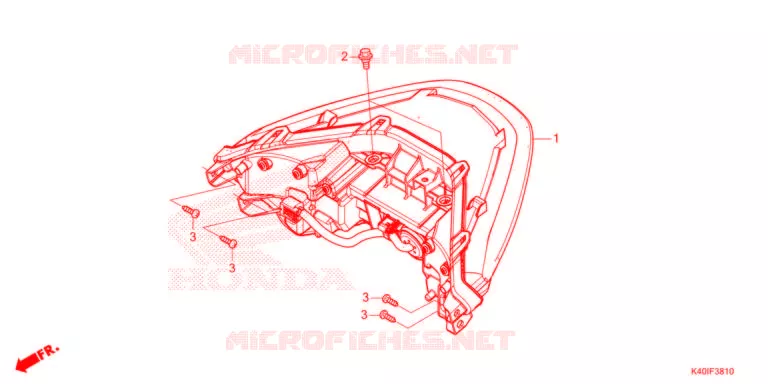 ACHTER COMBINATIE LICHT Honda SCOOTER 125 FORZA 2022  NSS125ADN