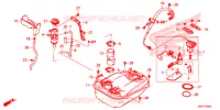 BRANDSTOF TANK voor Honda SH 150 ABS 4ED 2022