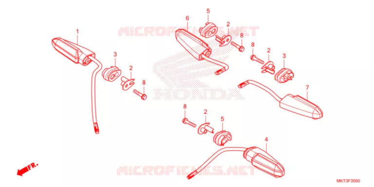 KNIPPERLICHT Honda MOTO 750 ADV 2022  ADV750N